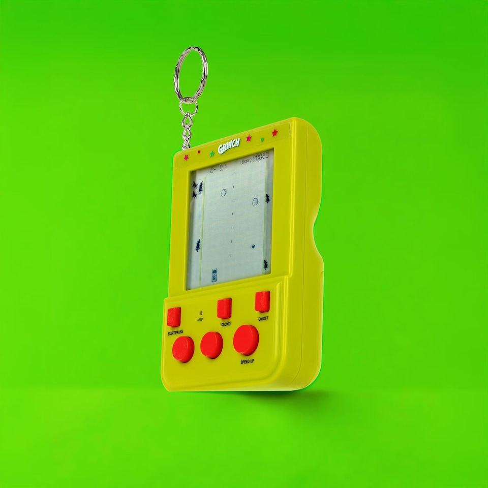 image 1 of The Grinch Keyring Arcade Game