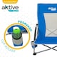 image 4 of Beach Chair Aktive Blue 50 x 67 x 51 cm (4 Units) N/A