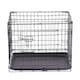 image 5 of 24" Folding Metal Dog Cage Puppy Transport Crate Pet Carrier