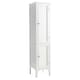 image 1 of COSTWAY 5-Tier Bathroom High Cabinet Storage Organizer White White