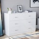 image 2 of Vida Designs Riano 6 Drawer Chest of Drawers Bedroom Storage, White