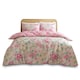 image 1 of Hattie Floral Duvet Cover Set Reversible Polycotton Beddings Pink | Double