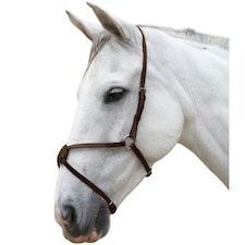 Hy Leather Mexican Grackle Nose Band - Brown - Full