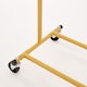 image 5 of House of Home Heavy Duty Gold Clothes Rail Adjustable Width Height with Shelf on Wheels