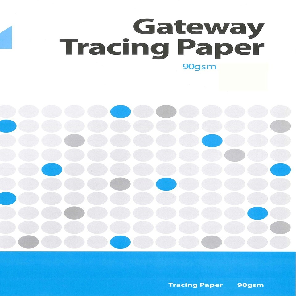 Gateway Natural Tracing Paper Pad A4 90gsm 40 Sheets