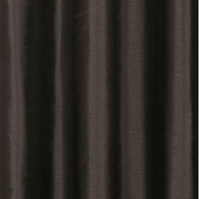 Faux Silk Lined Eyelet Curtains 228cm x 183cm Black Black | Black