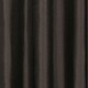image 1 of Faux Silk Lined Eyelet Curtains 228cm x 183cm Black Black | Black