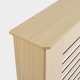 image 8 of OHS MDF Horizontal Slat Grilled Radiator Cover, Small - Natural Wood Brown | Natural Wood