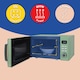 image 3 of Russell Hobbs Sage Green Digital Microwave STYLEVIA, 20 Litre 800W with 5 Power Levels, Mirror Finish RHM2026SG
