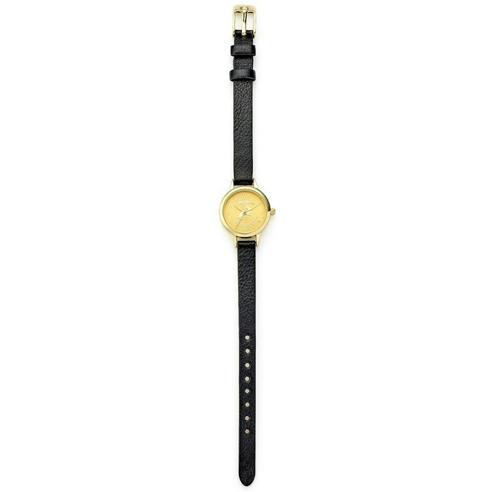 image 1 of Harry Potter Womens/Ladies Hufflepuff Analogue Watch - Black/Gold - One Size