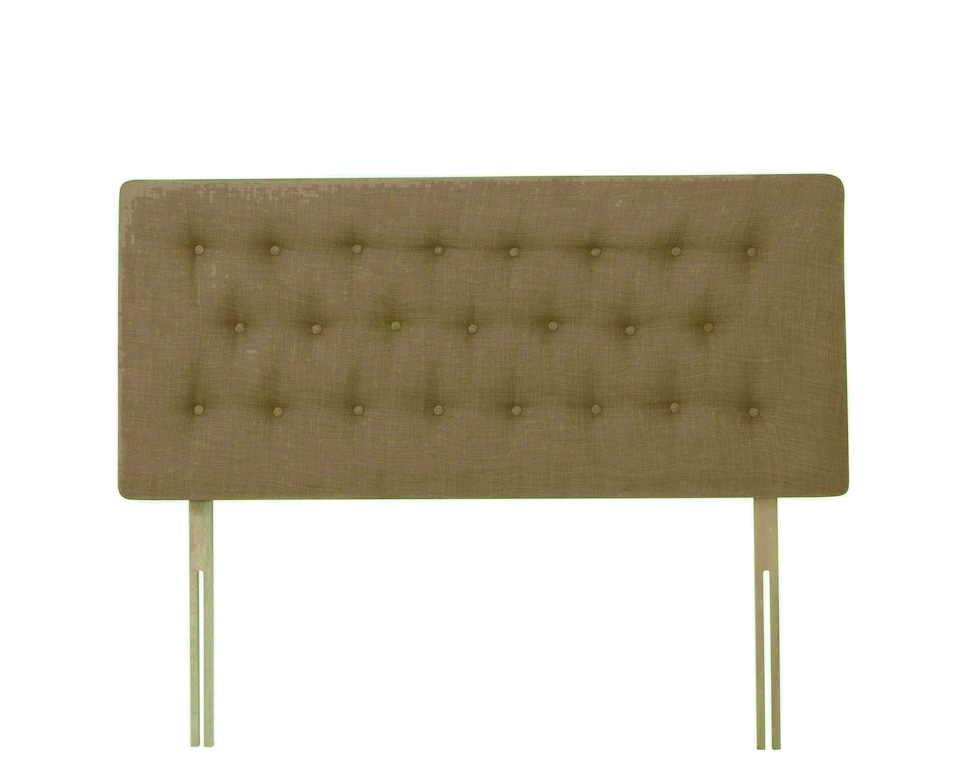 Lona Cream Linen Headboard Double | Multi