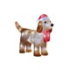image 1 of 25cm Battery Operated Light up Christmas Ice Dachshund with 30 Cool White LEDs