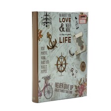 ARPAN Slip In Case Memo Photo Album for 300 Photos 4x6" (10x15cm) – Hardcover Picture Album with Memo Writing Space for Family, Wedding & Travel Memories