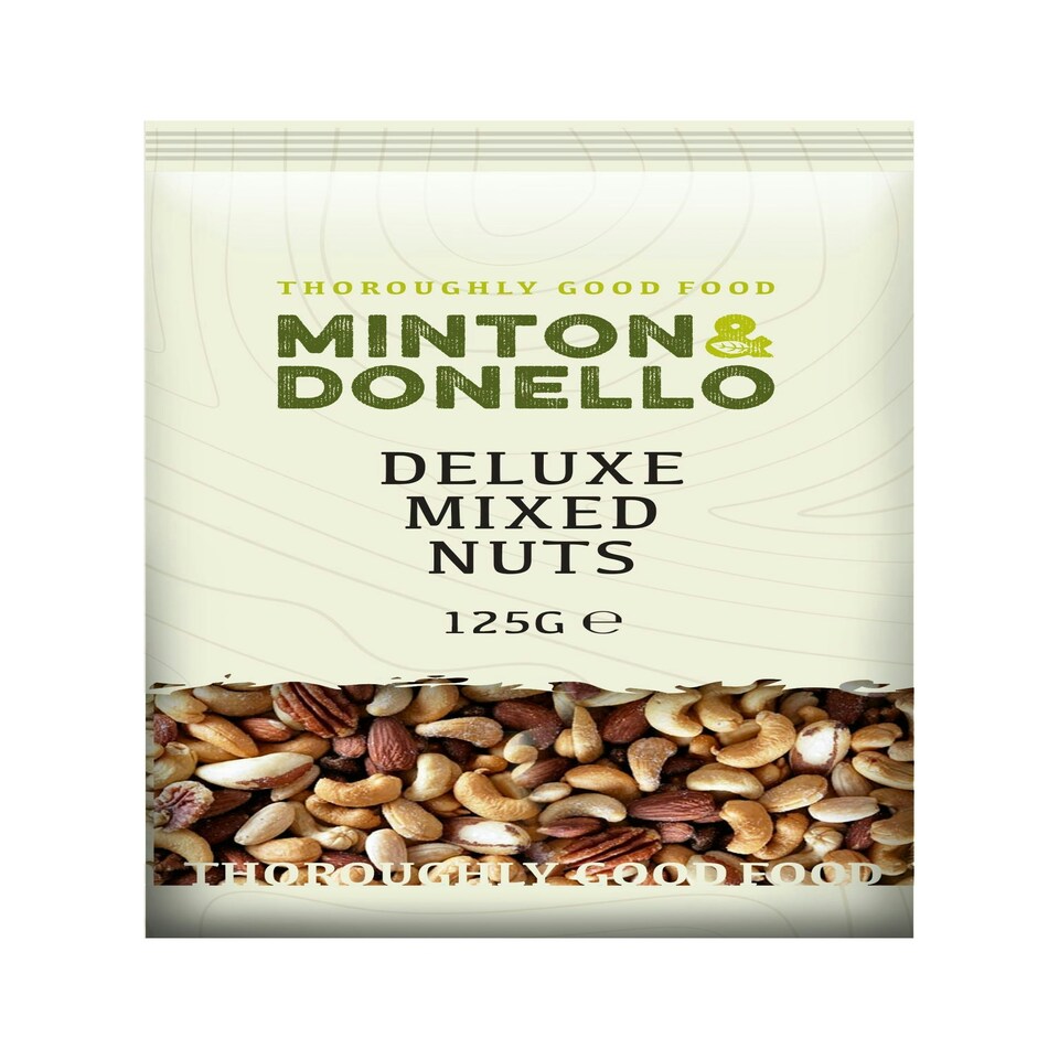 image 1 of Minton & Donello Deluxe Mixed Nuts 6 x 125g