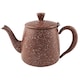 image 1 of Café Olé Premium Granite Teapot, 48oz / 1360ml, Stainless Steel, Red Granite Finish