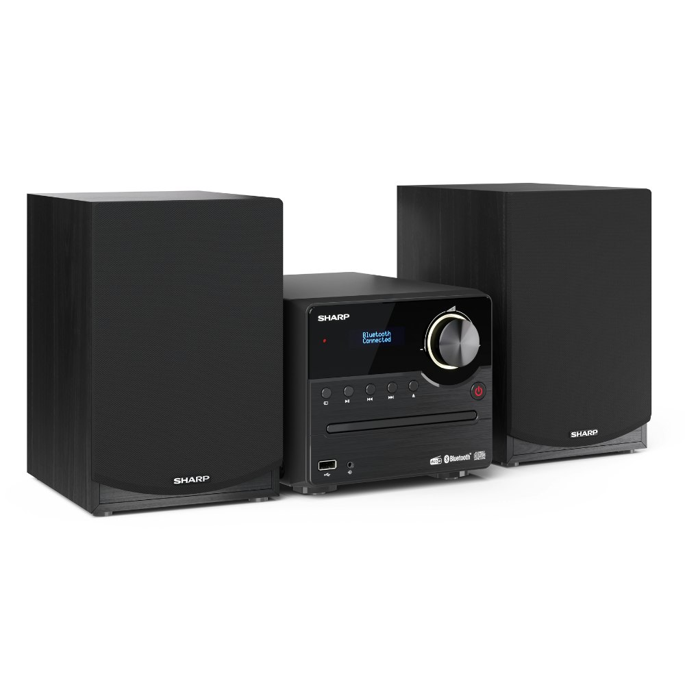 SHARP XL-B517D(BK) Micro Hi-Fi Sound System Stereo - Black