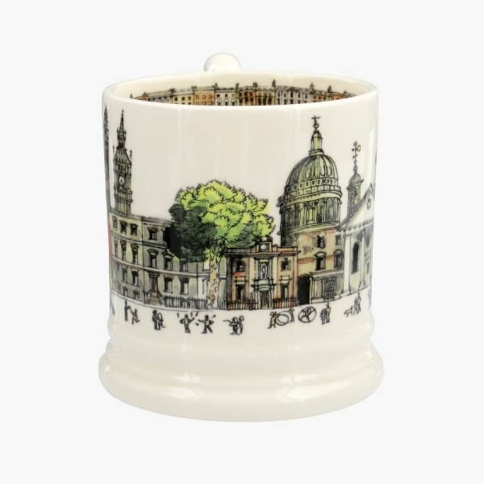 image 1 of Mug: 1 x 300ml London Mug, Ceramic White