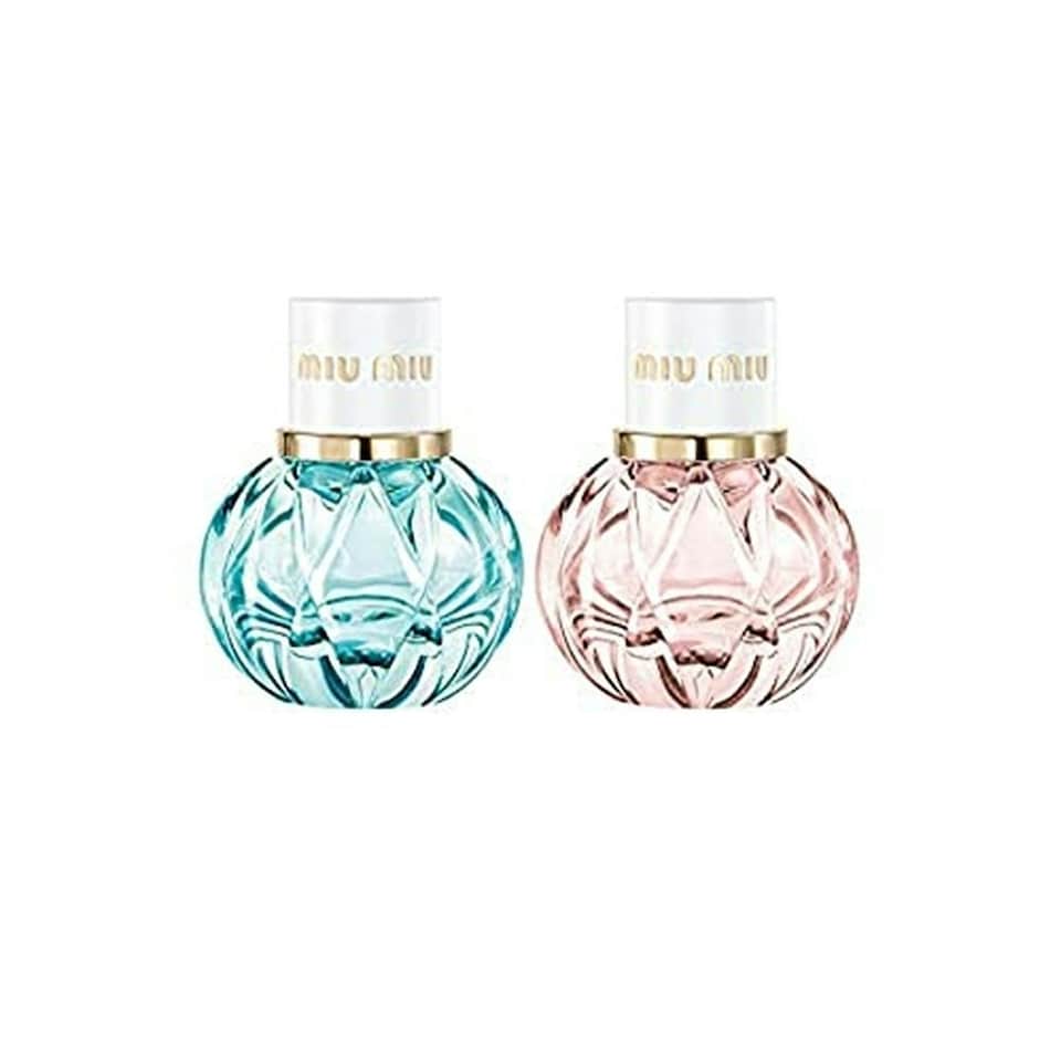 image 1 of Miu Miu L?Eau Gift Set 20ml Miu Miu L?Eau Bleue EDP + 20ml Miu Miu L?Eau Rosée EDP