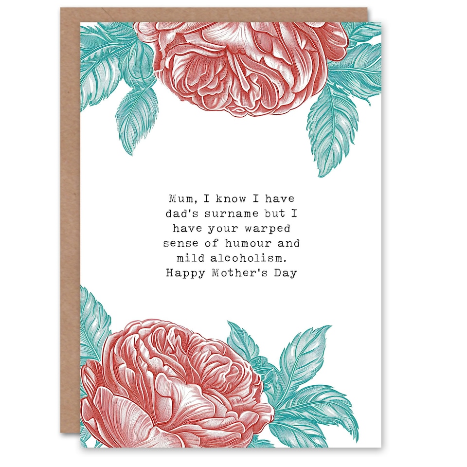 image 1 of Mothers Day Card Joke Warped Humour Mild Mum Card