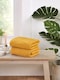 image 1 of Safari Pure Cotton Bath Towels Set Of 2 | Yellow | Bath towel | 2