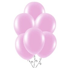 Crystal Pink Latex Balloons 23cm / 9 in - Pack of 30