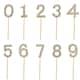 image 5 of Cake Topper Number 5 Gold Sparkly Diamond Gold