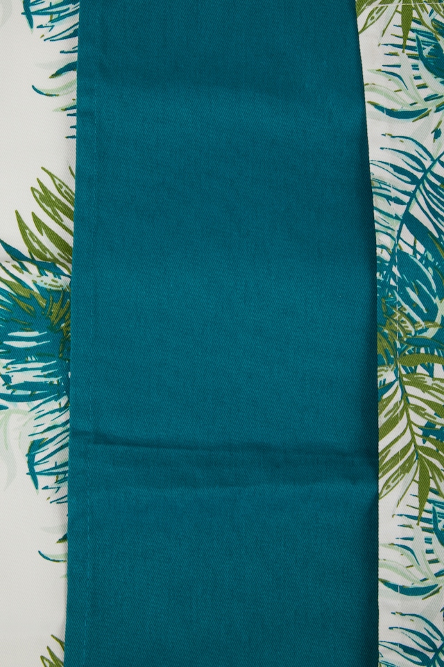 image 1 of Orsina Set of 3 Winter Palm Cotton Tea Towels, 3 Piece Kitchen Towel Set, Absorbent Tea Towels, Colourful Towels