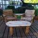 image 3 of Twin Companion Set Dining - Angled. Quality - W160 x D170 x H98 - Fully Assembled