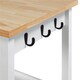 image 6 of Yaheetech Rolling Kitchen Cart W/Wheels  White