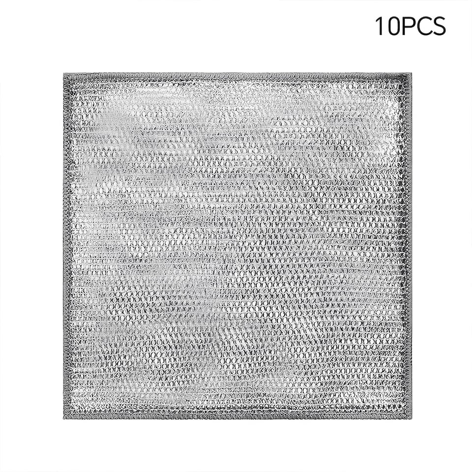 image 1 of Living and Home 10 PCS Kitchen Dishcloth Set | Grey