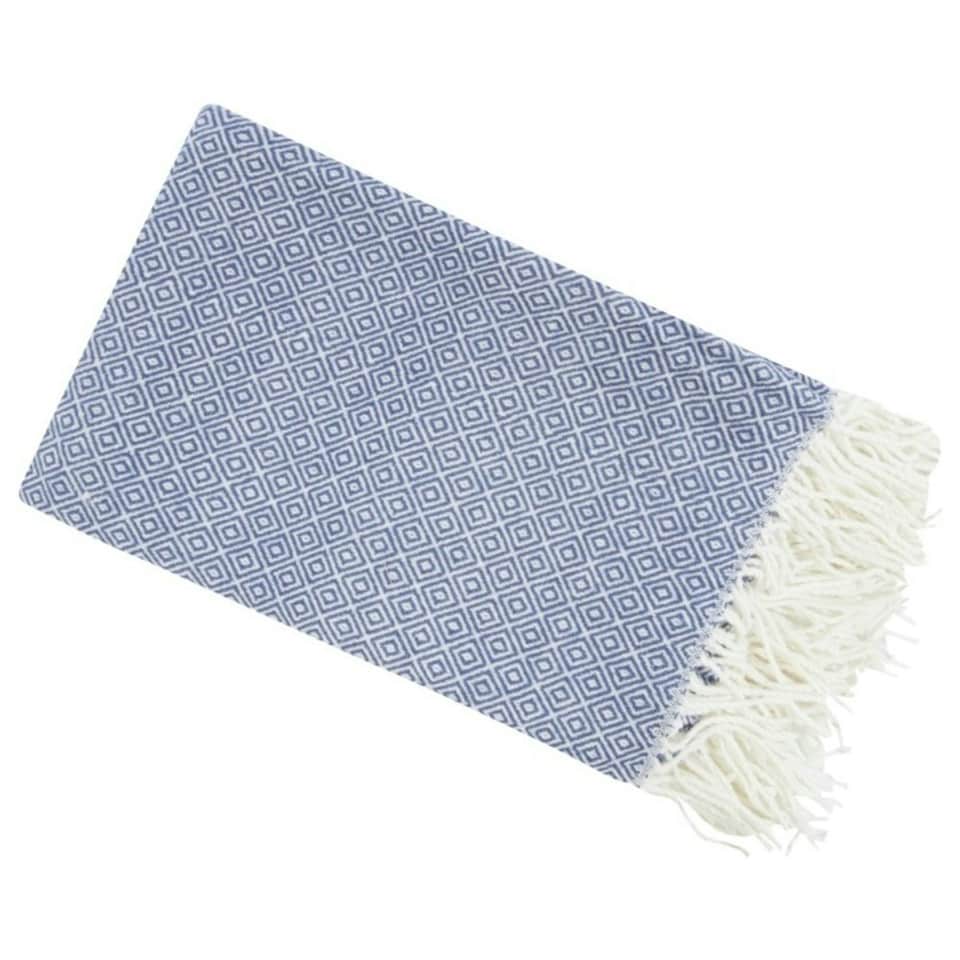 image 1 of Seasons Zinnia Summer Blanket - Royal Blue - One Size