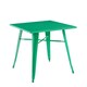 image 1 of Garden Bar Table - Metal - L80 x W80 x H76 cm - Green Green