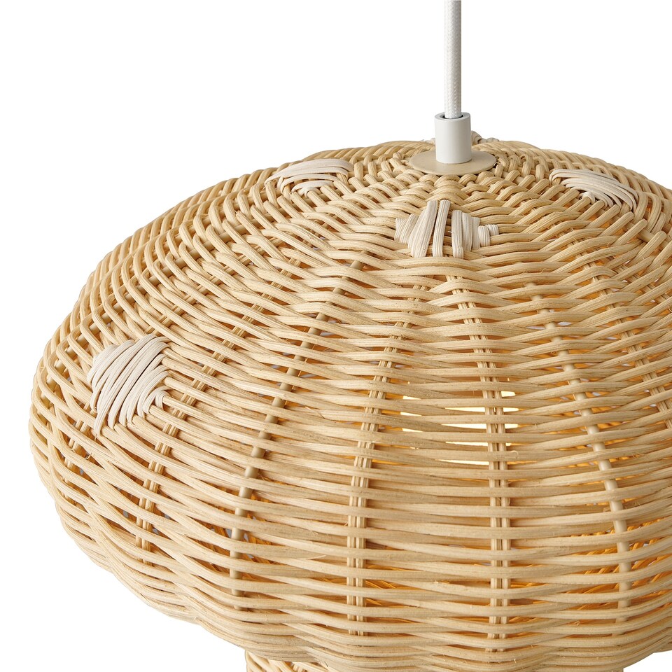 image 1 of Nordlux Allie Indoor Pendant Light Brown Rattan E27 Hand made - Mains Powered, IP20