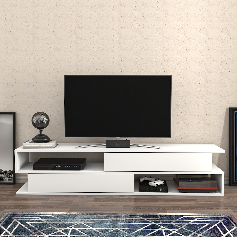 image 1 of Decorotika Cortez TV Unit for TV's up to 72 inch