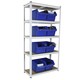 image 3 of 3 x E-Rax White Metal Racking Units White