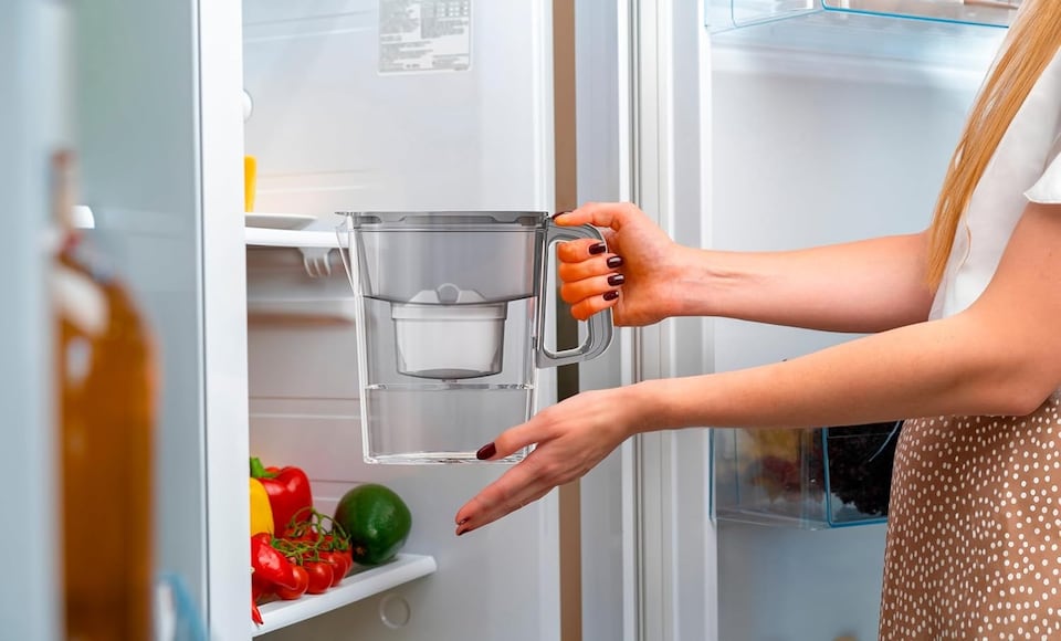 image 1 of AQUAPHOR 2.4 Litre Compact Water Filter Jug in Grey with Maxfor+ filter