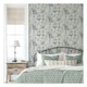 image 3 of Arthouse Keeka Floral Wallpaper - Blue/Cream - 10m x 0.5m Blue