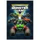 image 1 of Monster Jam Fleece Truck Blanket - Black/Blue - 150cm x 100cm