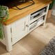 image 5 of Ramsgate Small TV Stand 1 Door Media Storage Cabinet Solid Wood Unit Home Grey Grey