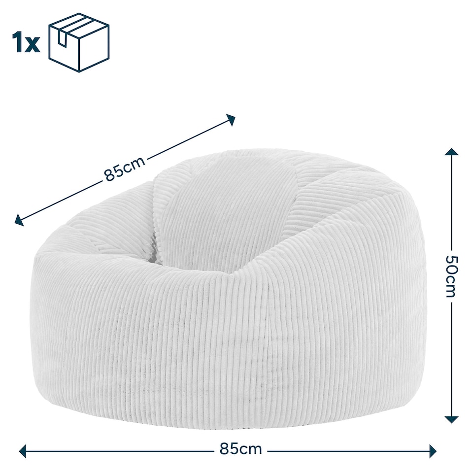 image 1 of icon Kingston Beanbag Corduroy Purple