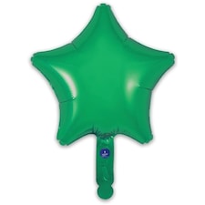 Green Star Air Fill Foil Balloon 23cm / 9 in - Pack of 5