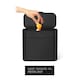 image 5 of Simplehuman 4L Compost Caddy and Food Waste Bin, Matte Black Steel