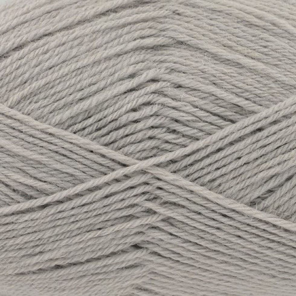 King Cole Silver Merino Blend 4 Ply Yarn Cone For Crochet, Knitting - per 500 gram ball