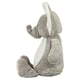 image 3 of Mumbles Zipped Elephant Plush Toy - Grey - One Size