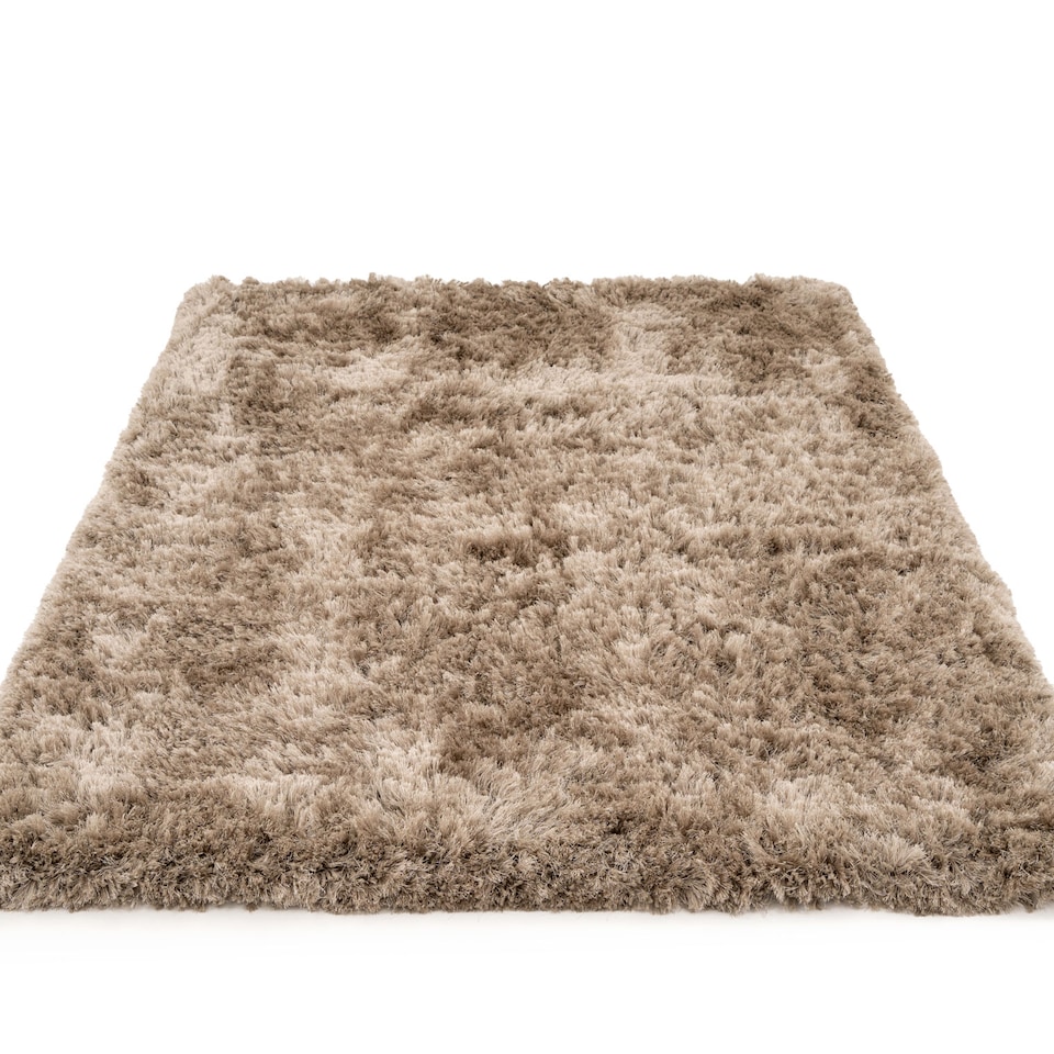 image 1 of Grey Beige Soft Shaggy Fluffy Living Area Rug | Cream | Beige | 160cm x 230cm