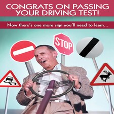 There's One More Sign You Need To Learn... - Funny Driving Test Pass Card