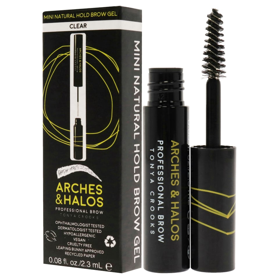 image 1 of Mini Natural Hold Brow Gel - Clear by Arches and Halos for Women - 0.08 oz Brow Gel