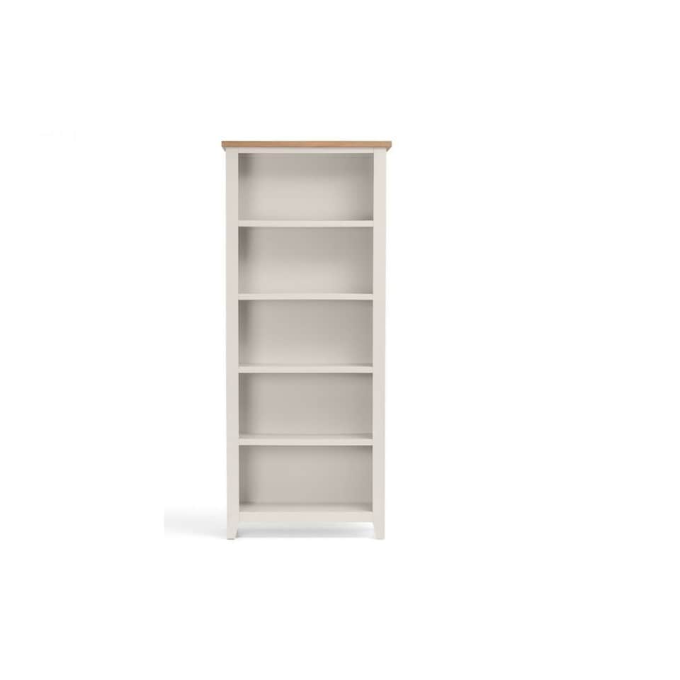 image 1 of Classic Elephant Grey Tall Bookcase | Brown | Brown