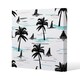 image 1 of Palm Trees & Sailboats (Canvas Print) 90 x 90 x 4cm