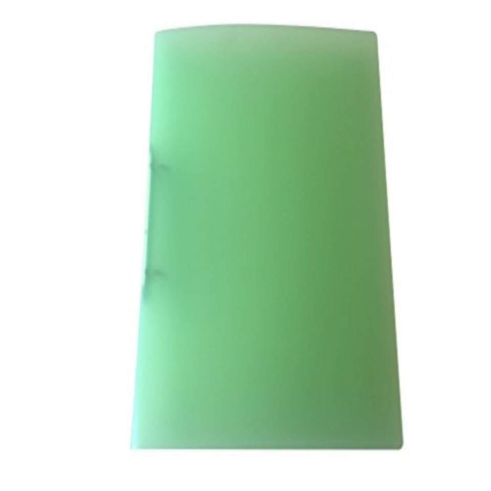 image 1 of Pack of 10 A4 Slim Green Translucent Ringbinders by Janrax